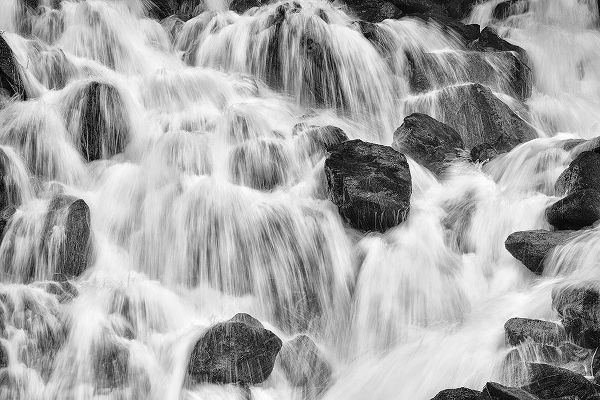 Canada-British Columbia-Pemberton Detail of waterfall rapids